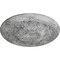 Ekena Millwork Damon Ceiling Medallion (Fits Canopies up to 3 3/8"), 20"OD x 1 1/2"P, Ultra Pure White Crackle CM20DAUWC - alternate 4